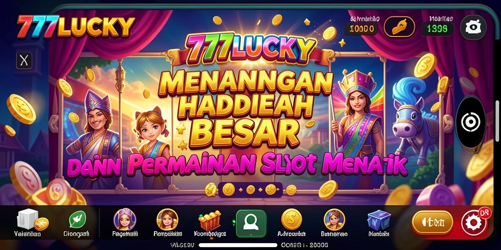 Tampilan gameplay Slot di 777LUCKY yang menarik.