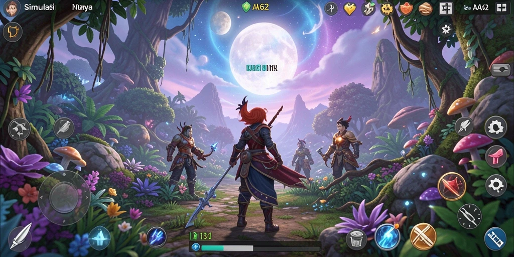 Tangkapan layar menunjukkan pengalaman gameplay simulasi yang mengasyikkan.