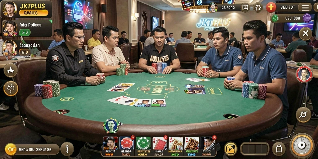 Tampilan gameplay JKTPLUS yang seru dan interaktif.