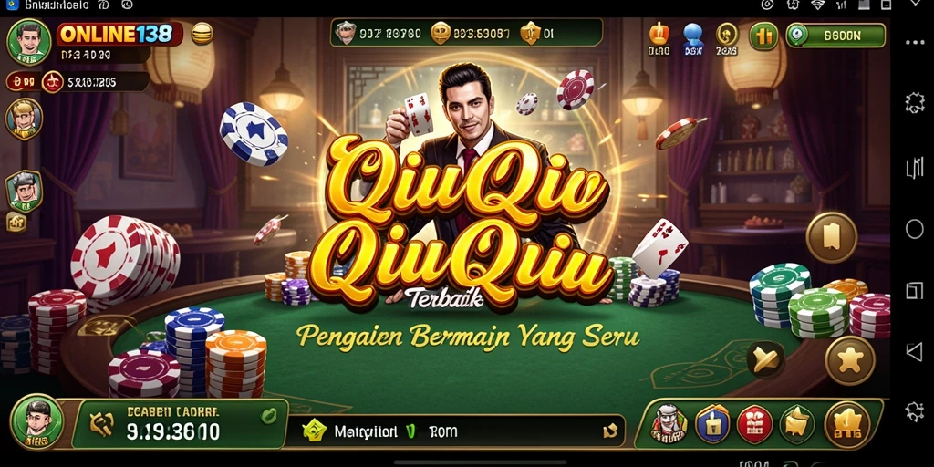 Screenshot gameplay QiuQiu di ONLINE138 yang menampilkan keseruan permainan.