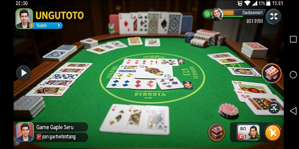 Tampilan gameplay UNGUTOTO yang seru dan menarik.