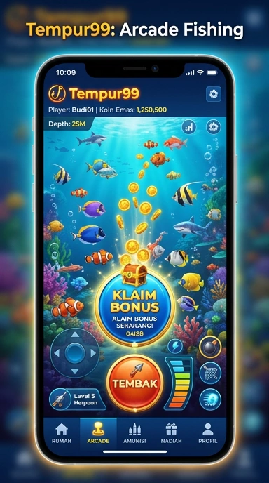 Screenshot antarmuka utama aplikasi tempur99 yang menampilkan berbagai kategori aplikasi.